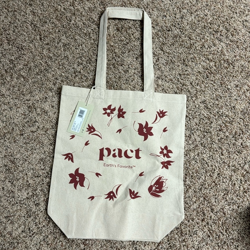 Pact floral tote